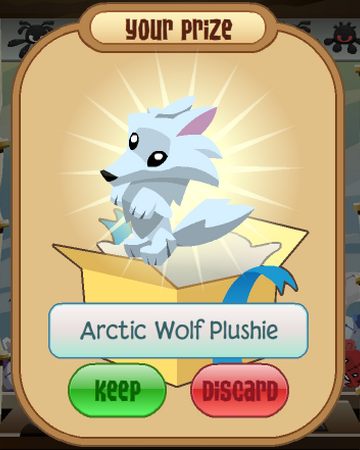 exclusive arctic wolf plushie aj