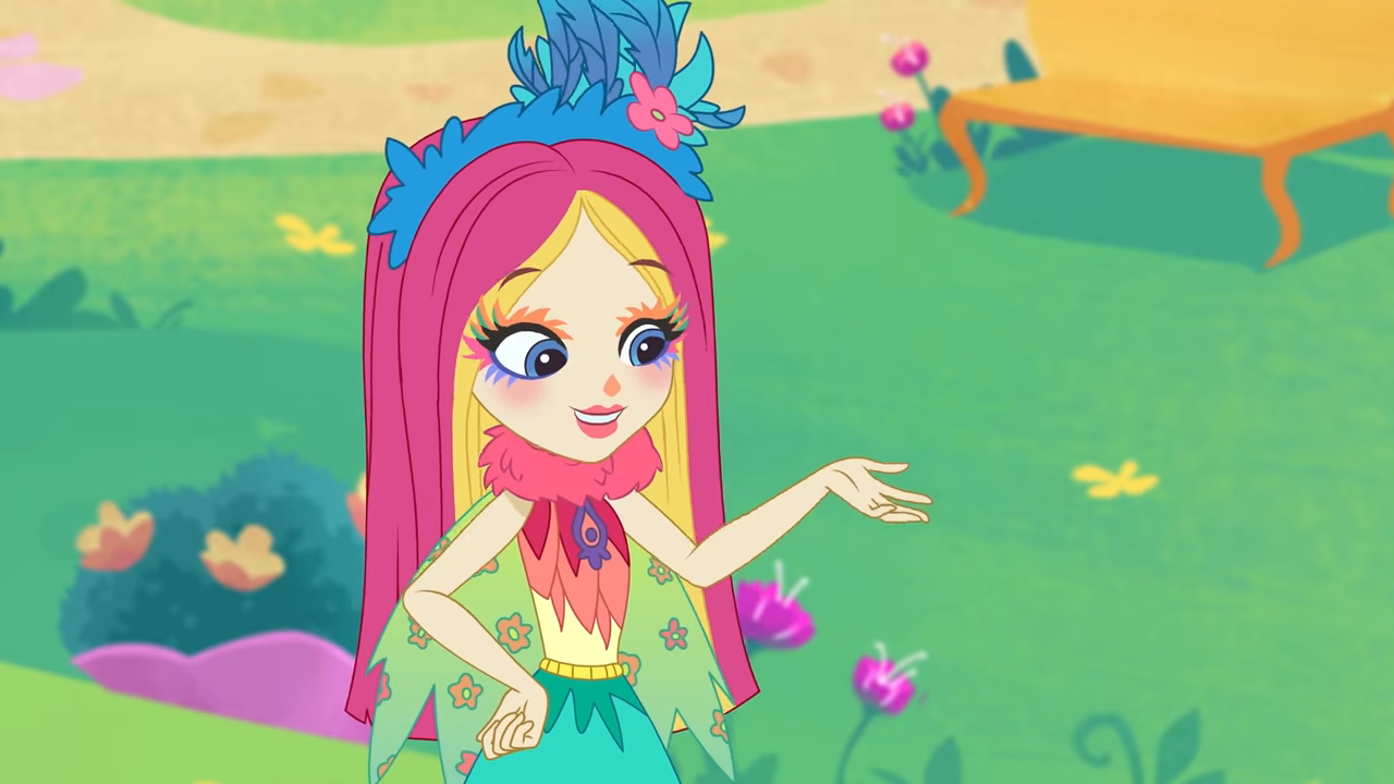 enchantimals peeki parrot doll