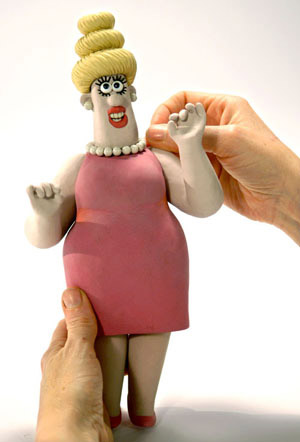 claymation doll