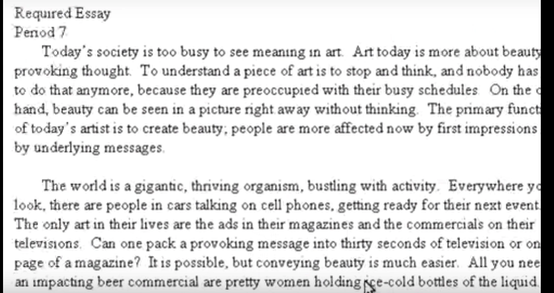 Computer animation essay image