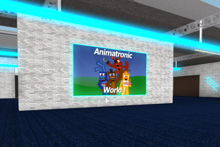 2017 Lobby Animatronic World Roblox Wiki Fandom Powered By Wikia - players start the game in here in spawning location there s a photo of the game this part is the center part of the lobby