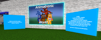 2016 Lobby Animatronic World Roblox Wiki Fandom - roblox animatronic world wiki