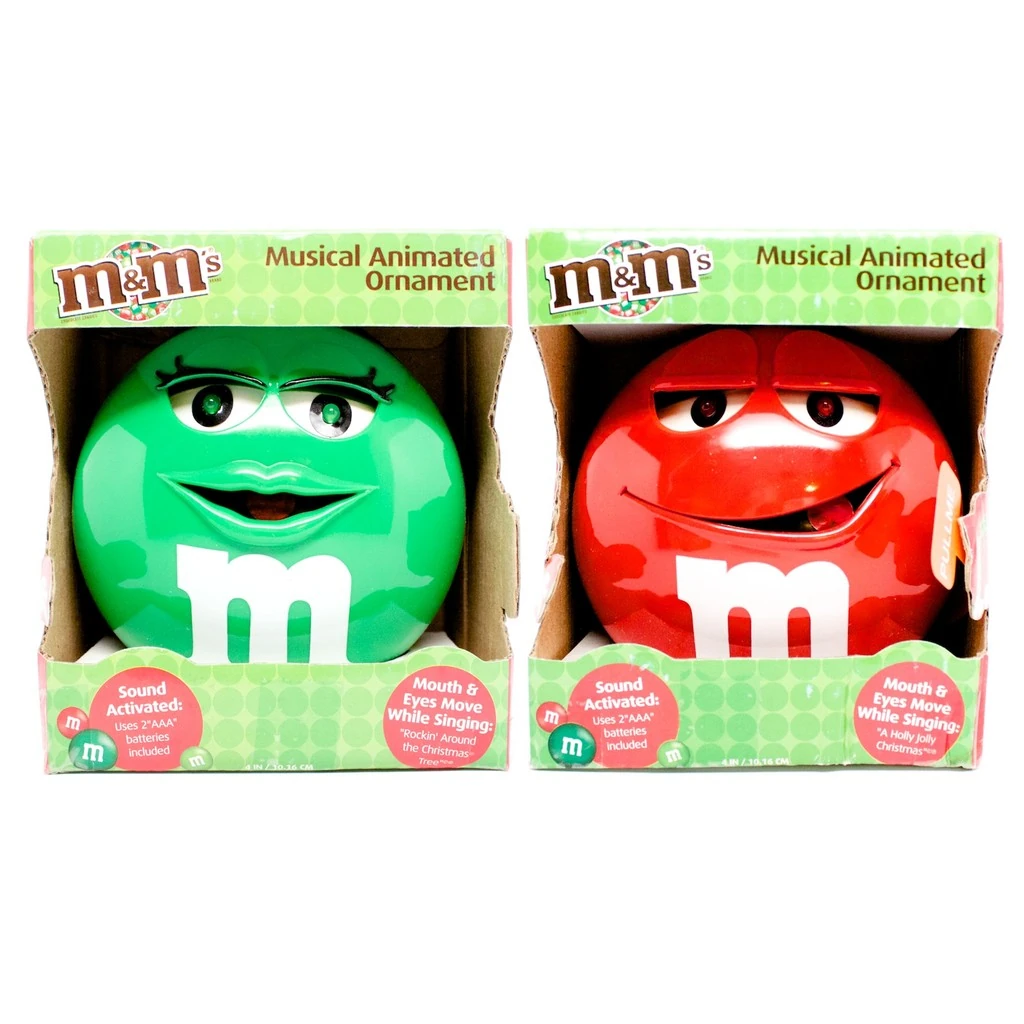 M&M's singing Christmas ornaments Animatronic Wiki FANDOM powered