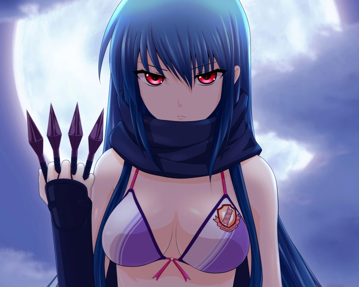 Image Konachan Com 76758 Akahige Angel Beats Bikini Blue Hair