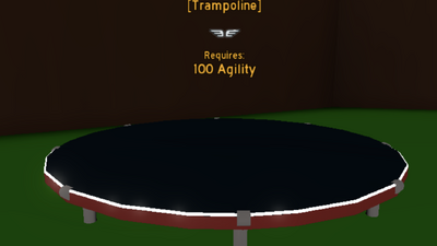 Agility Anime Fighting Simulator Wiki Fandom - trampoline roblox