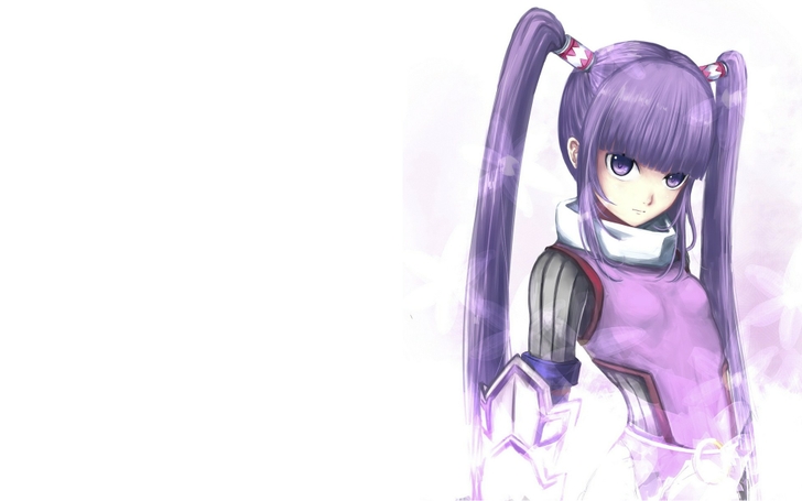 Image - Video games rpg long hair purple hair twintails purple eyes