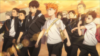 Das Karasuno-Volleyball-Team