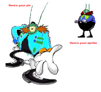 Plankton in his Eggman Form
