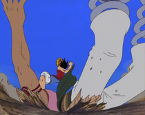 Luffy Defeats Bellamy