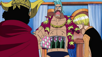 Franky Showing Fridge