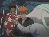 Ichigo saves Chad from Di Roy
