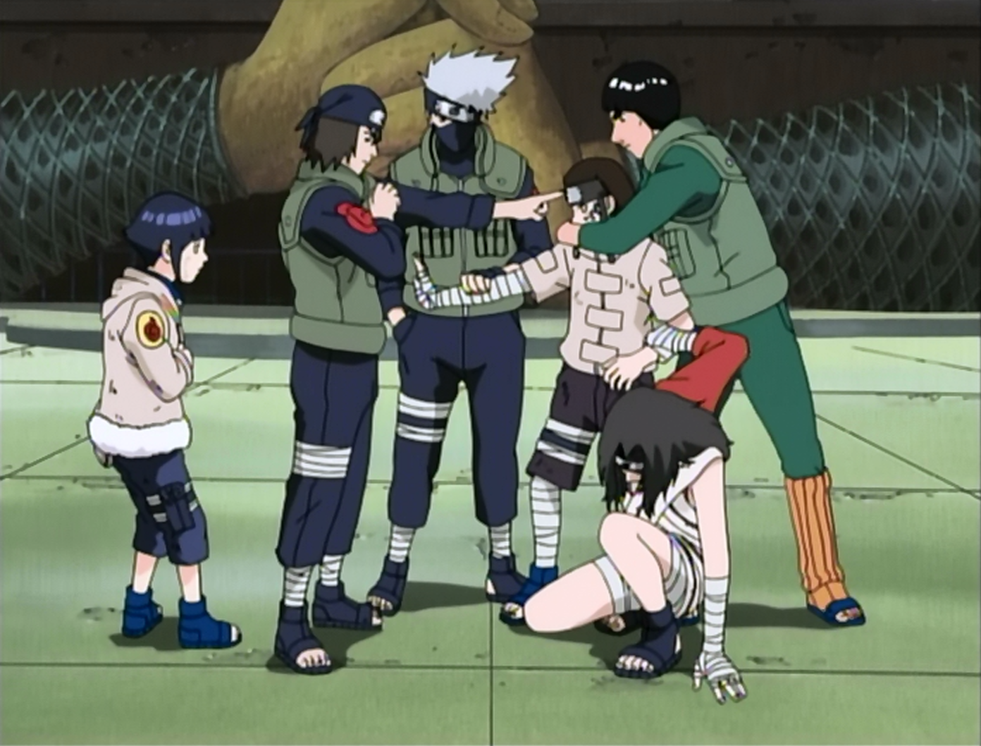 Naruto: Kakashi and other jounins stopped Neji from landing the killing blow on Hinata