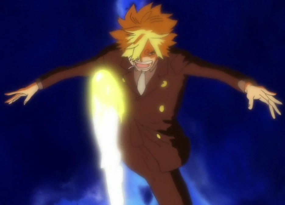 one piece sanji fire kick