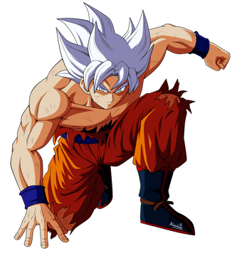 Goku Mastered Ultra Instinct Roblox Anime Cross 2 Wiki Fandom - mui goku v2 roblox