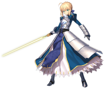 Artoria Pendragon Roblox Anime Cross 2 Wiki Fandom - saber artoria pendragon in anime cross 2 roblox by roball