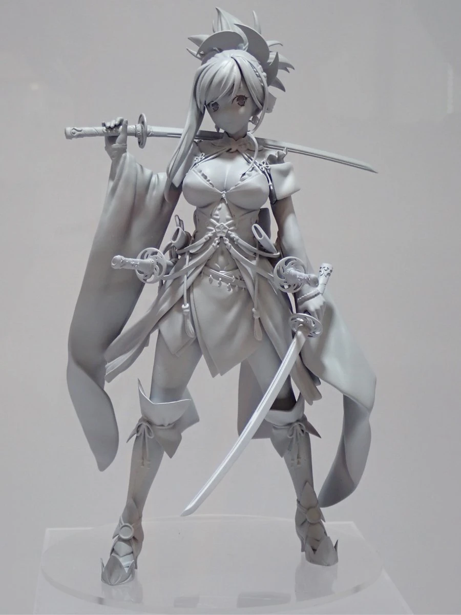 unpainted anime figures