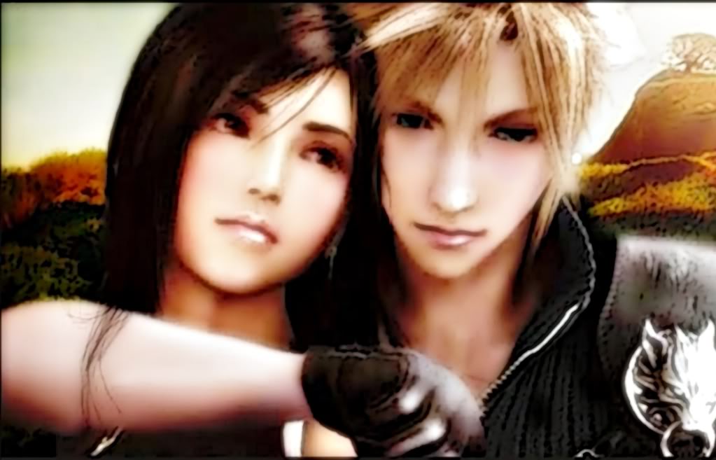 Cloud And Tifa Final Fantasy Anime Top Wallpaper