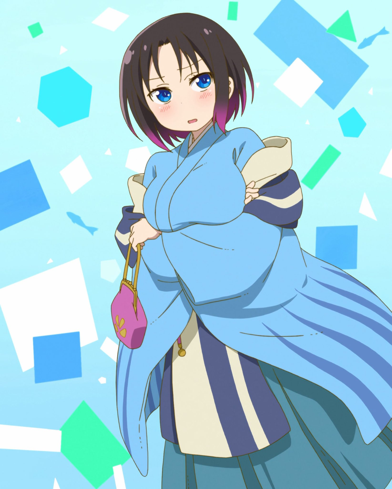 Image Elma New Year Stitched Cap Miss Kobayashis Dragon Maid Ep 11