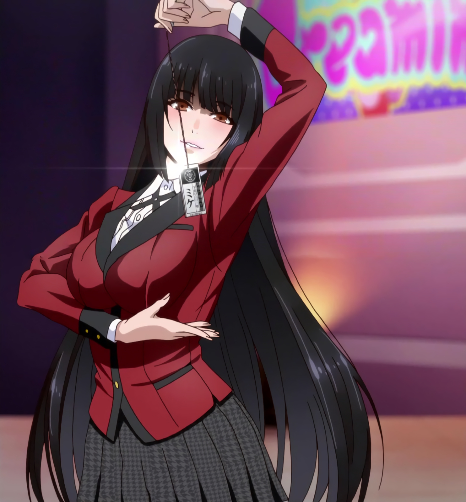 Image Yumeko Jabami Stitched Cap Kakegurui Ep 9 Animevice Wiki Fandom Powered By Wikia 8098