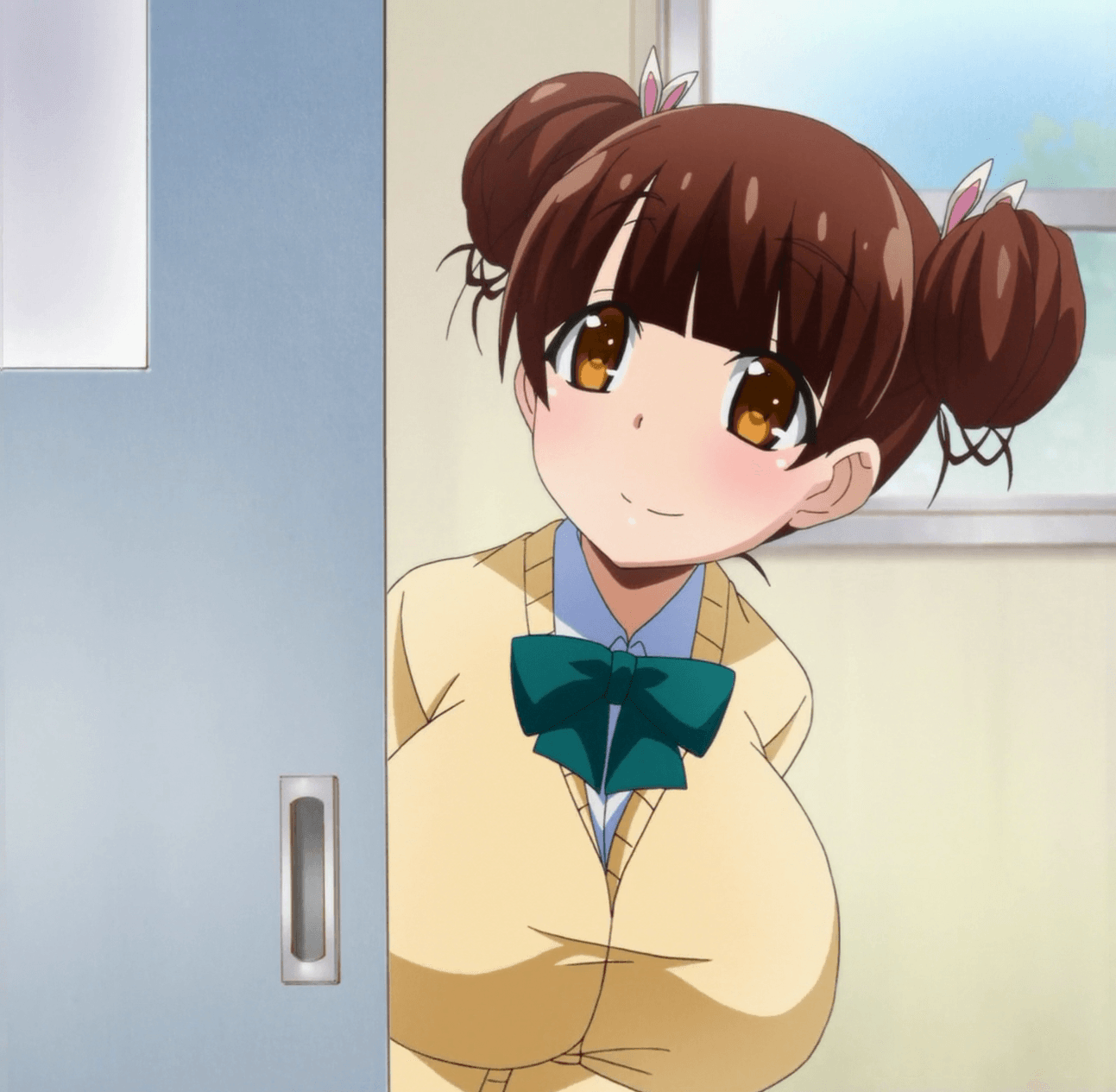 Image - Shizune Fujinoki Oppai Loli Stitched (Hajimete no Gyaru Ep1 ...