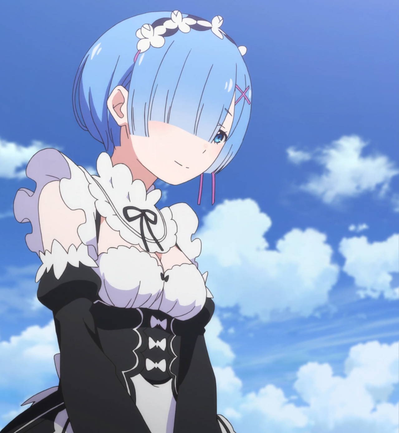 Image - Happy Rem Stitched Cap (Re ZERO Ep 18).png | AnimeVice Wiki