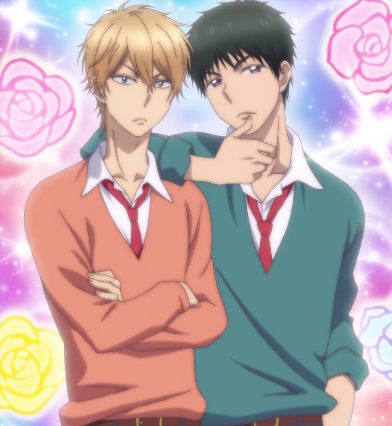 Image Nozomu Nanashima and Yuusuke Igarashi Stitched Cap (Kiss Him