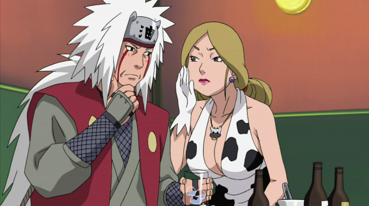 Image Jiraiya Talking With Tezuna Png Animevice Wiki