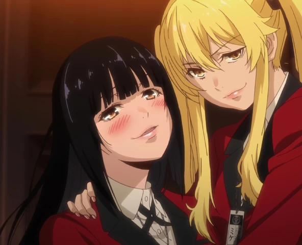 Image - Mary and Yumeko Stitched Cap (Kakegurui Ep 5).jpg | AnimeVice Wiki | FANDOM powered by Wikia