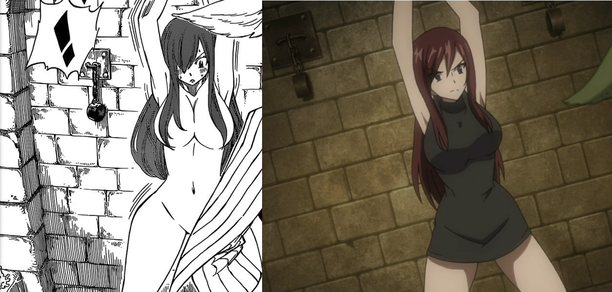 Image - Fairy Tail Ep 238 and Ch 365 Erza Censorship.png | AnimeVice ...