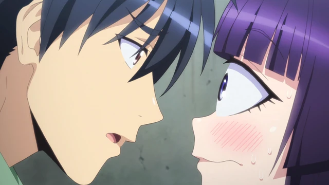 Image - Kurusu stares into Manako's eye (Monster Musume Ep ...