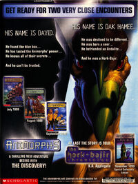 Hork-Bajir Chronicles David Trilogy ad Nick Mag ad Sept 1998