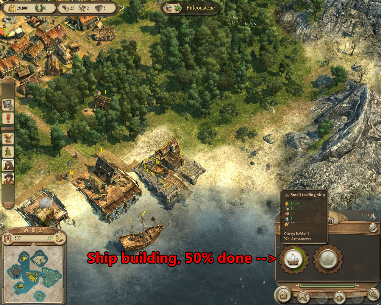 expedition ship in anno 1404