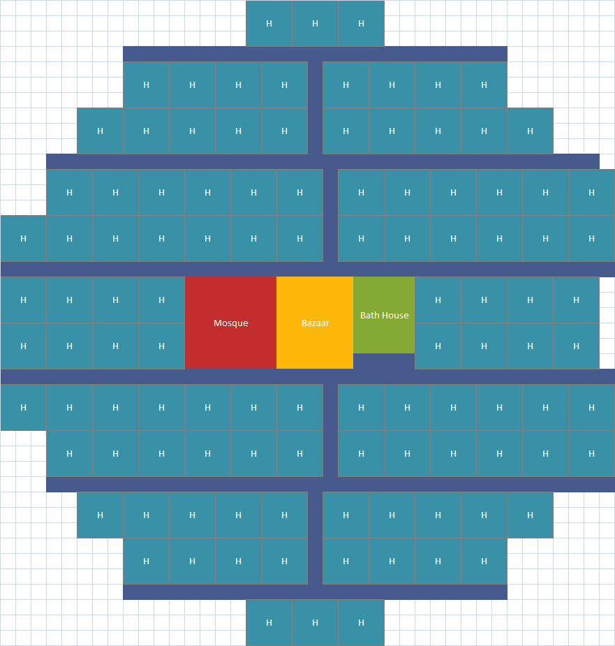 Anno 1404 схема застройки