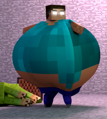 Fat Herobrine  Annoying Villagers Wiki  FANDOM powered 