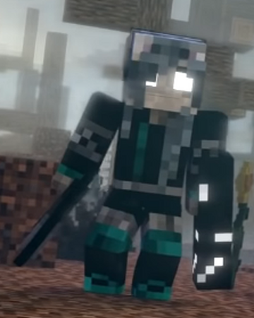 Herobrine Skin With Glowing Eyes