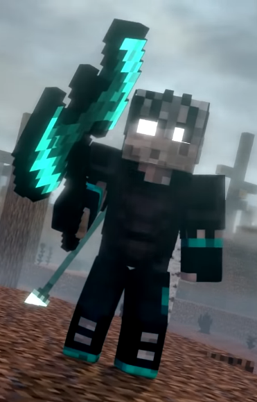 Herobrine Skin With Glowing Eyes