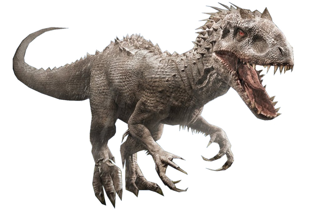 white indominus rex toy
