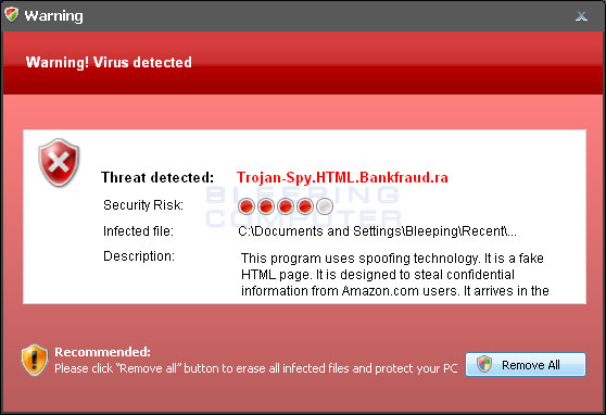 virus detected