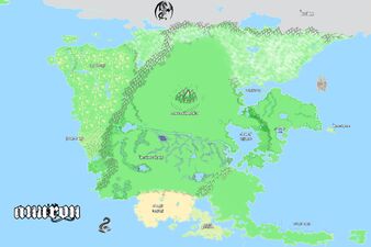 Anuron Continent Geography Map