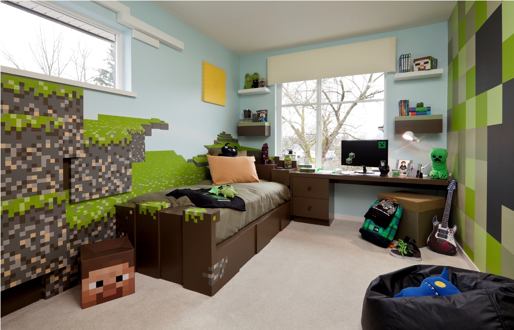 Image - Minecraft-Themed Bedroom.jpg | Any Idea Wiki | FANDOM powered