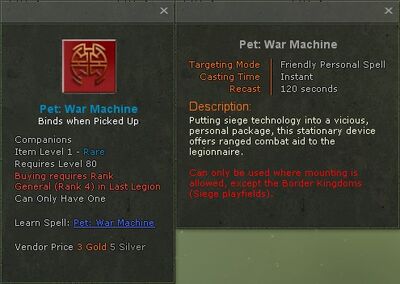 Pet war machine