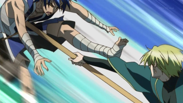 Image - Tejirof beating Gear (Episode 1).png | Aoi Sekai ...