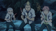 Los exwire ayudan a Rin