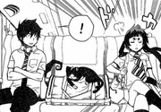 Izumo se sienta con Rin