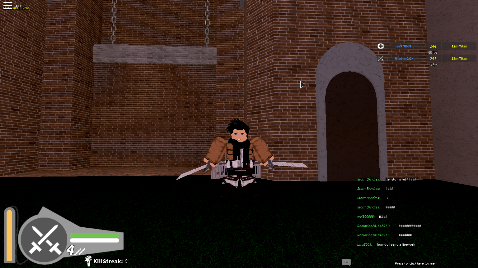 Classes Attack On Titan Downfall Roblox Things You Need To Know Wiki Fandom - castle church attack on titan downfall roblox things you