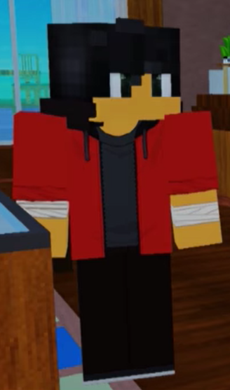 aphmau wearing aaron's hoodie