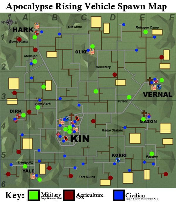 Vehicles The Apocalypse Rising Wiki Fandom - apocalypse rising roblox map