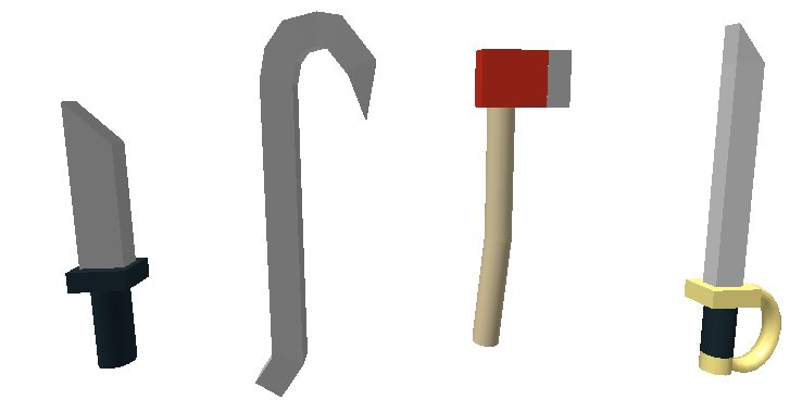 Melee Weapons The Apocalypse Rising Wiki Fandom - roblox best melee/ranged weapons