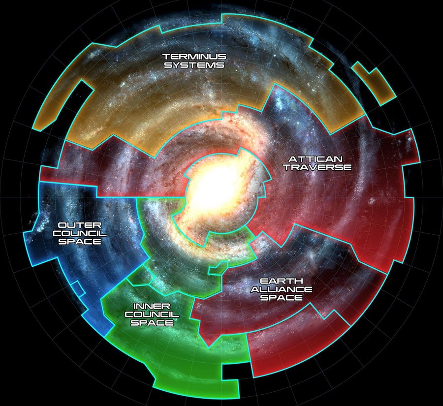 mass effect 3 galaxy map