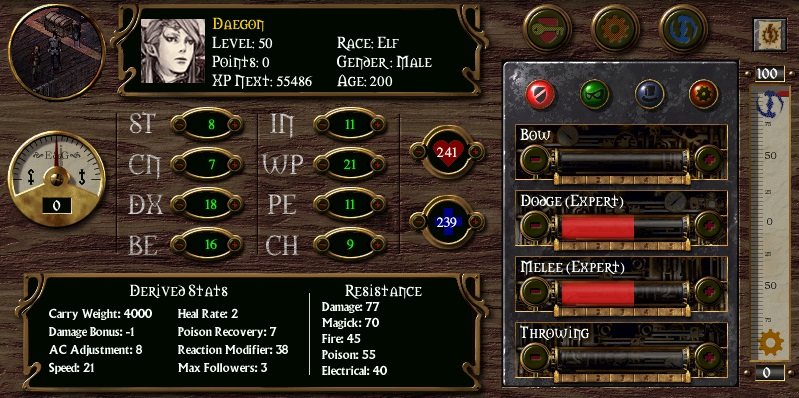 Arcanum Character Editor